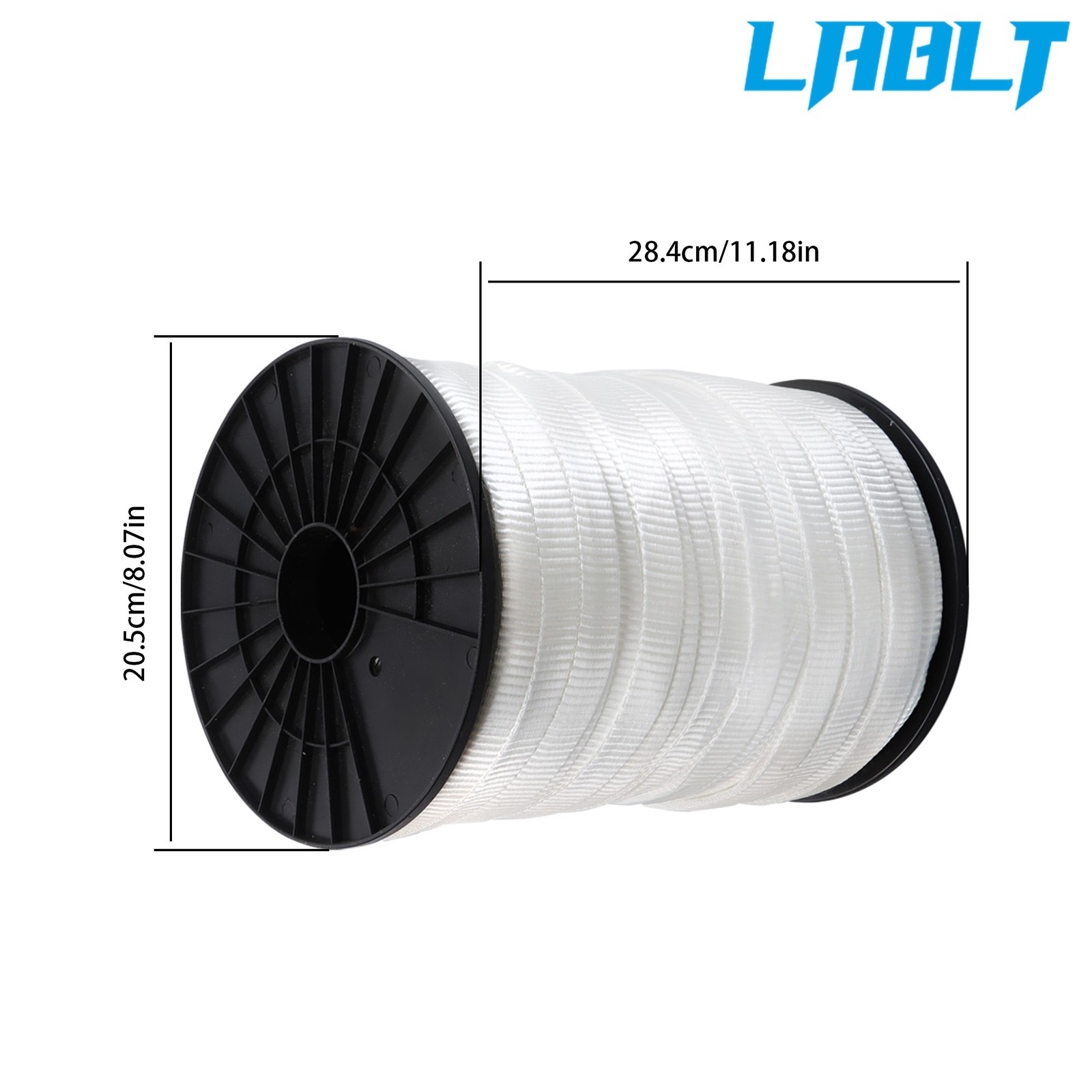 LABLT Polyester Flat Mule Tape 3/4″ × 600FT 2500Lb Tensile Strength Webbing