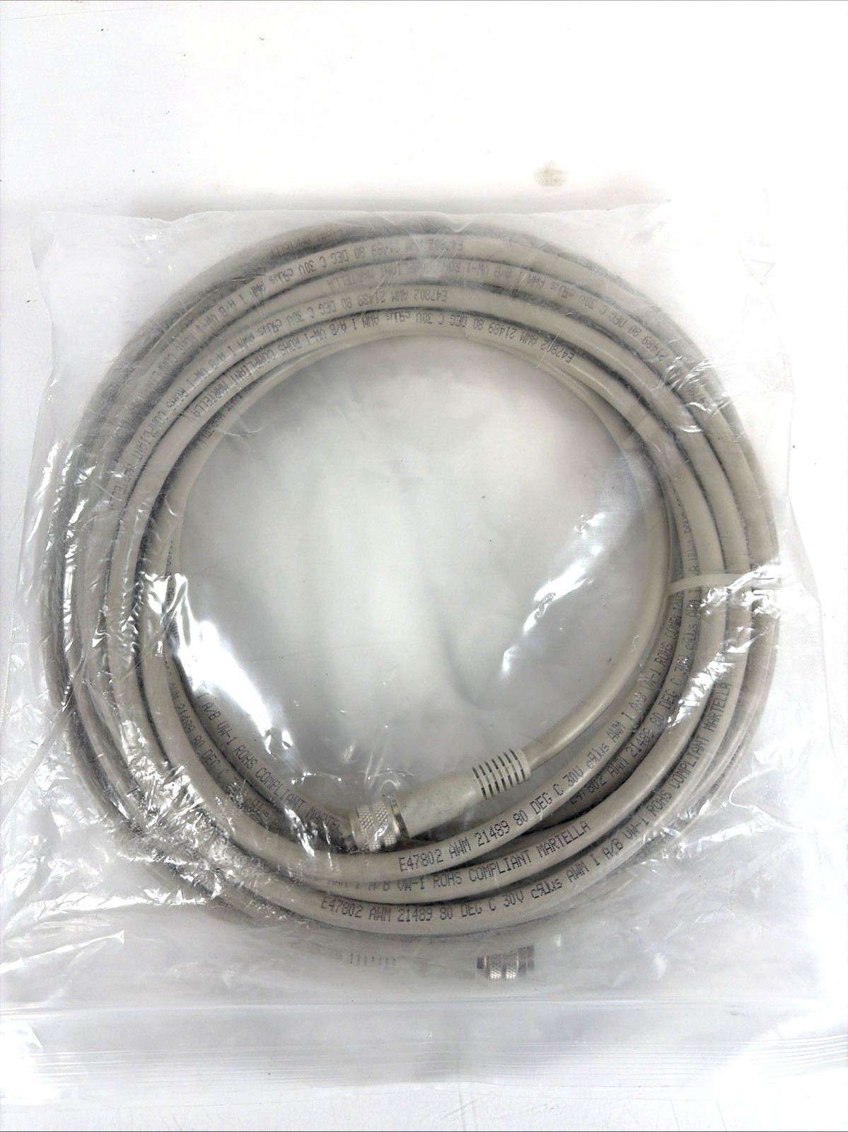 eTHERNET Patch Cable E47802 AWM 21489 80 Degree C 30V New