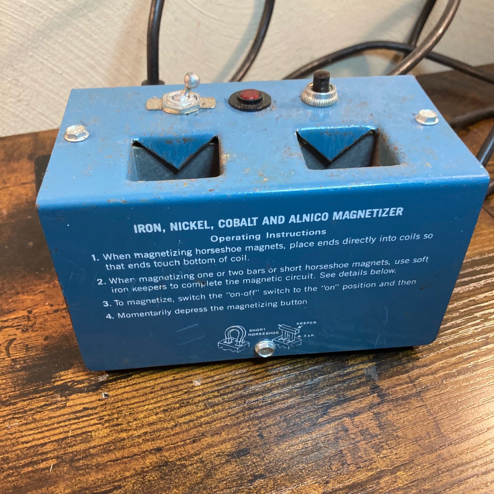 Electro-Technic Products ETP Magnetizer for Iron Nickel Cobalt Alnico Blue Metal
