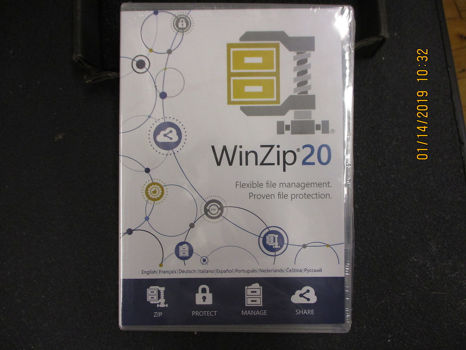 WZ20STDMLDVD COREL Winzip 20 Standard ML Compression Utility DVD BRAND NEW!