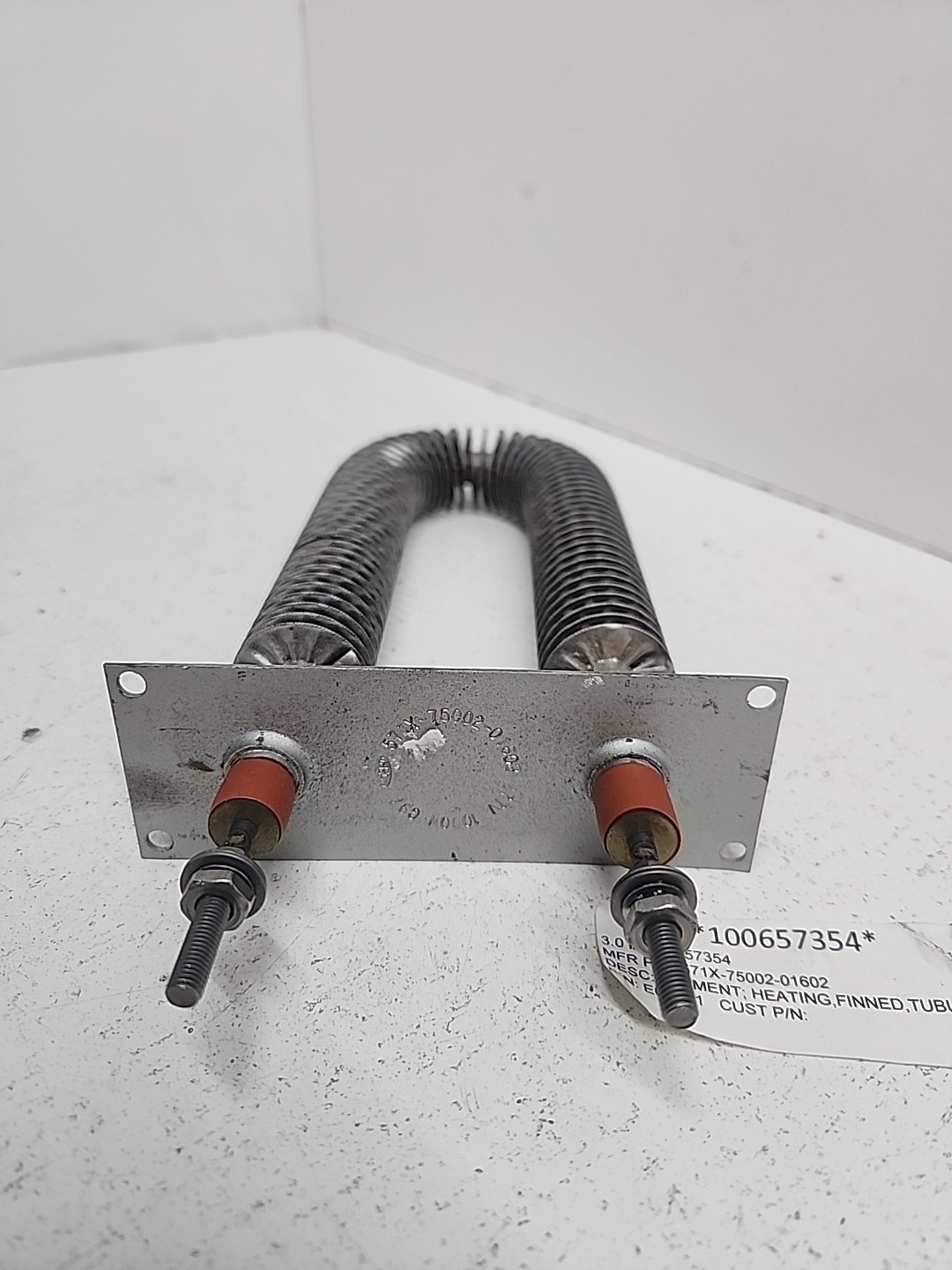 Indeeco Finned Tubular Heating Element F71X-75002-01602 277V 1000W **NOS**