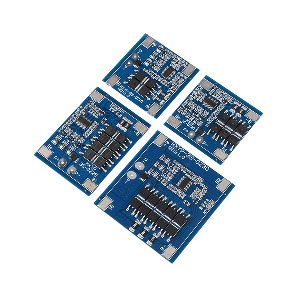 3S 12V 15/20/25/30A 18650 Lithium Battery Protection Board 11.1V 12.6V Balanced