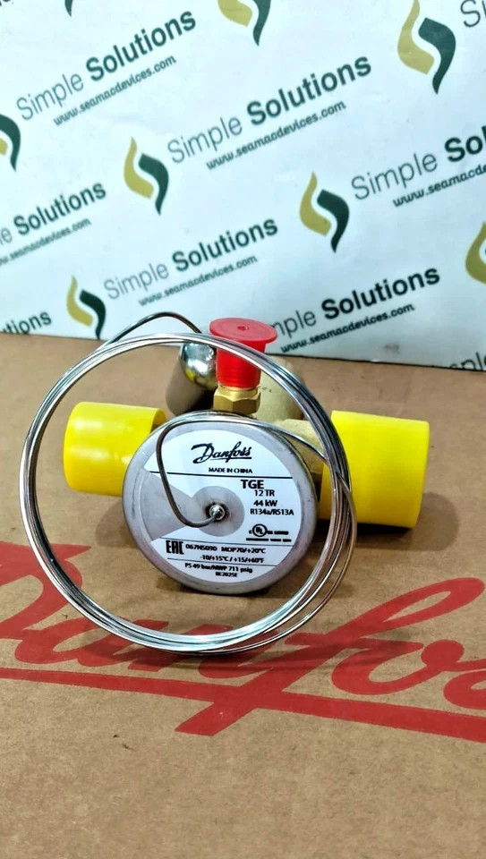 2PCS LOT- Danfoss 067N5090 Thermostatic expansion valve,TGE,R134a/R513A-NEW