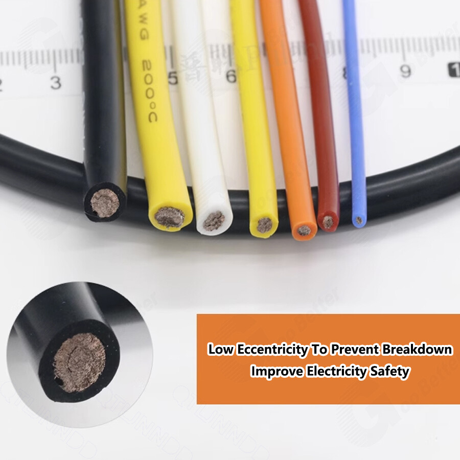 Flexible Silicone Cable Wire 2AWG – 30AWG High Temp 0.08mm Tinned Copper Wire UL