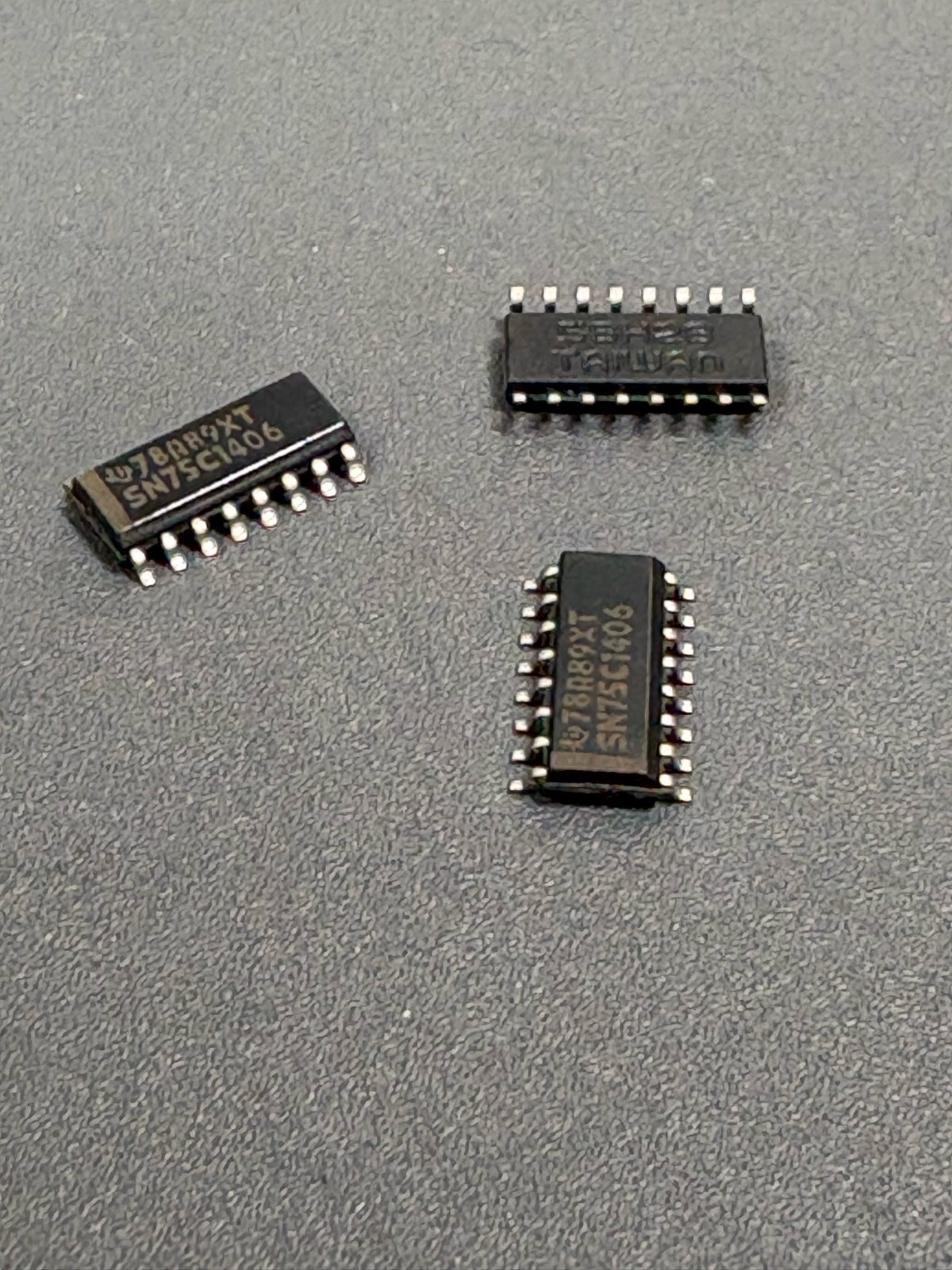 10x SN75C1406 RS-232 Line Driver Receiver IC SOIC-16 Texas Instruments