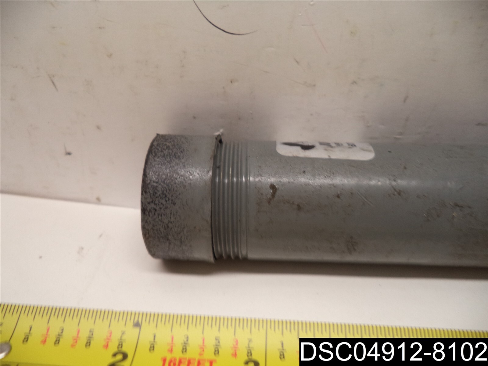 FG30005-1-36, Nipple Steel 1″ X 36″ Zinc Plated powder Coated, Threaded Both End