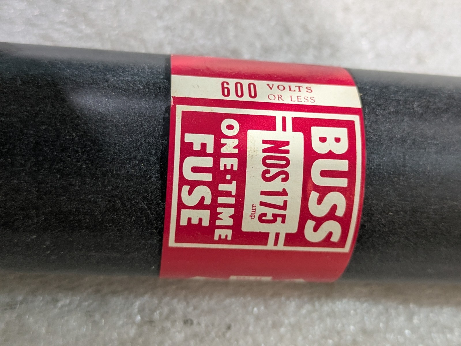 Bussmann N0S 175 600VOLTS ONE TIME BUSS FUSE