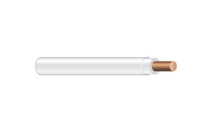Southwire 100 ft. 14 White Solid CU THHN Wire