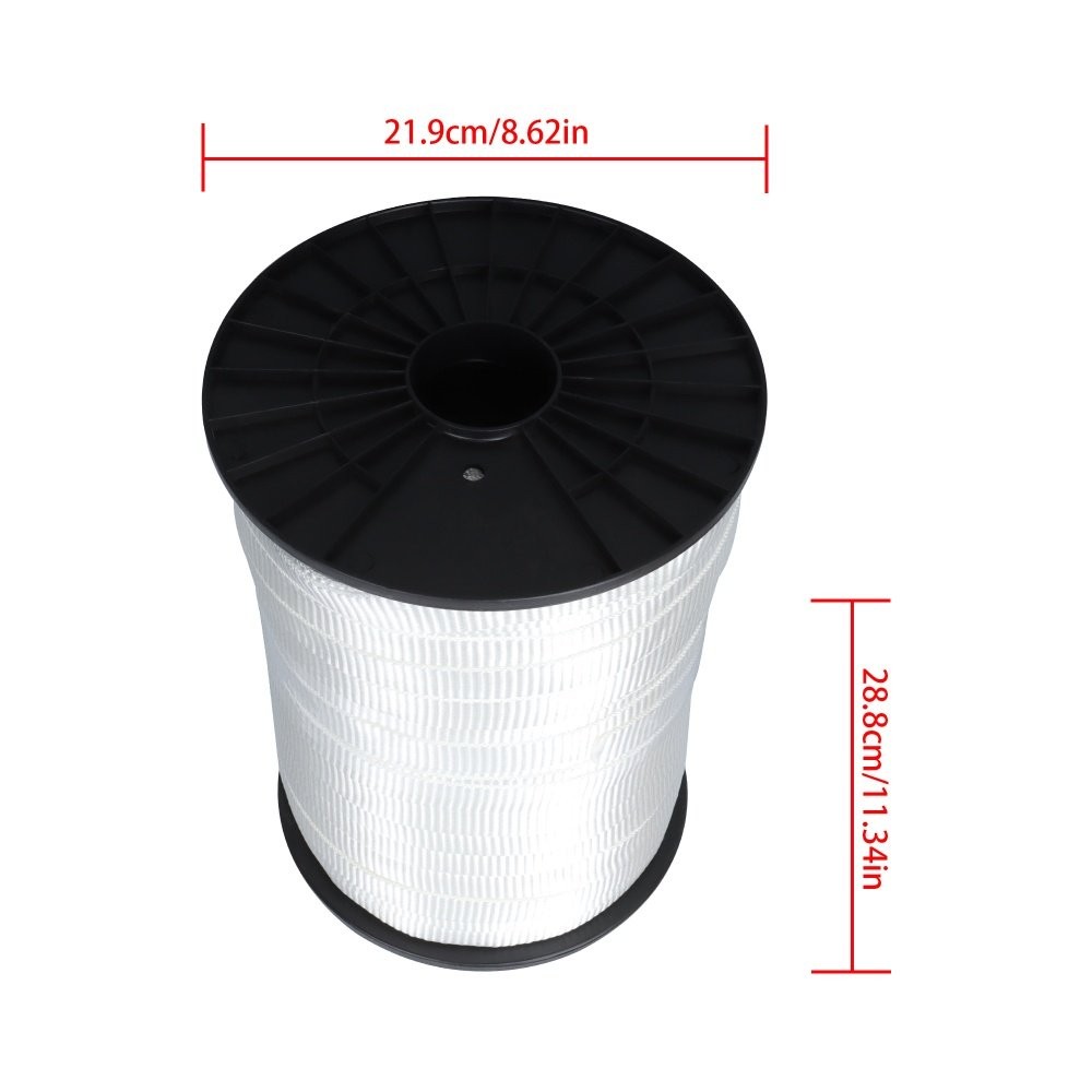 Polyester Pull Tape 3/4″ x 528′ Mule Tape Flat Rope 2500 lbf Tensile Capacity