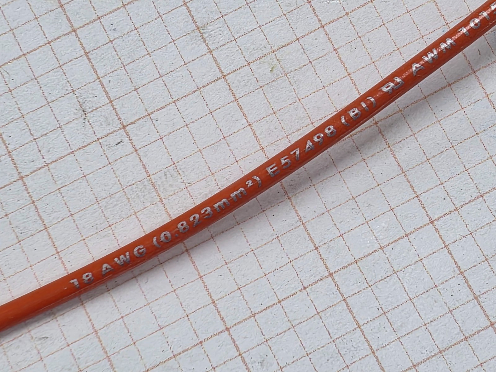Southwire/Copperfield #18awg Solid Tinned Copper Lead Wire UL1015 Orange /100ft