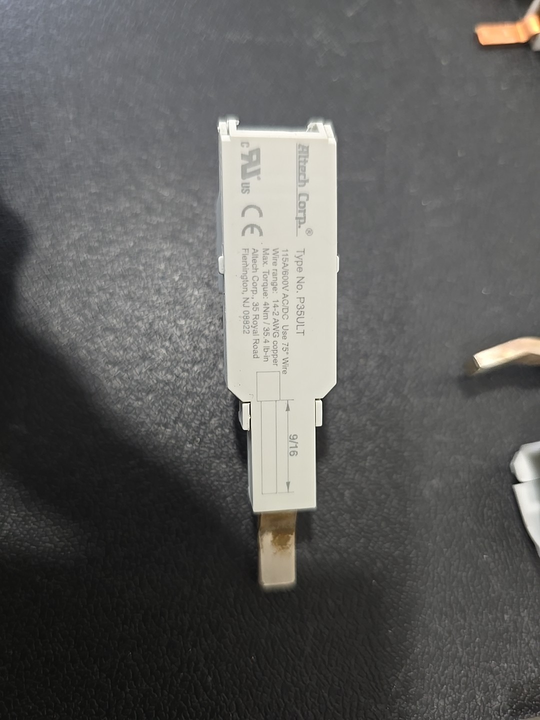 ALTECH CORP 2P16UL3/18 (2) Pcs And 3P16UL3/6 (1)Pcs Single No. P35ULT (6) Pcs