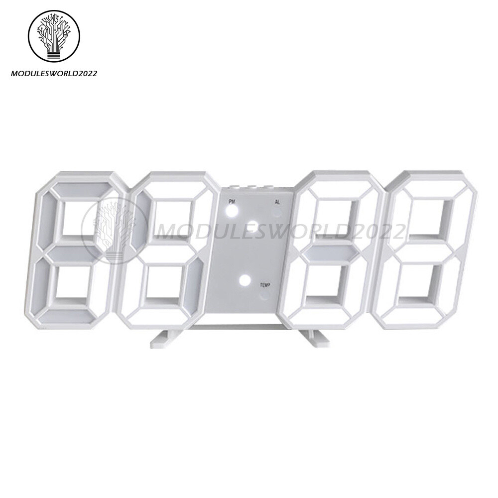 USB Fashion LED Digital Clock Multifunction Electronic Clock Home Decoration