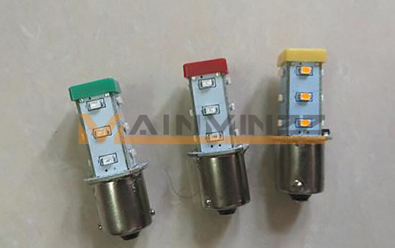 ONE NEW TEND Warning light LED S15-L57G 24V S15-L57O 24VS15-L57R 24V