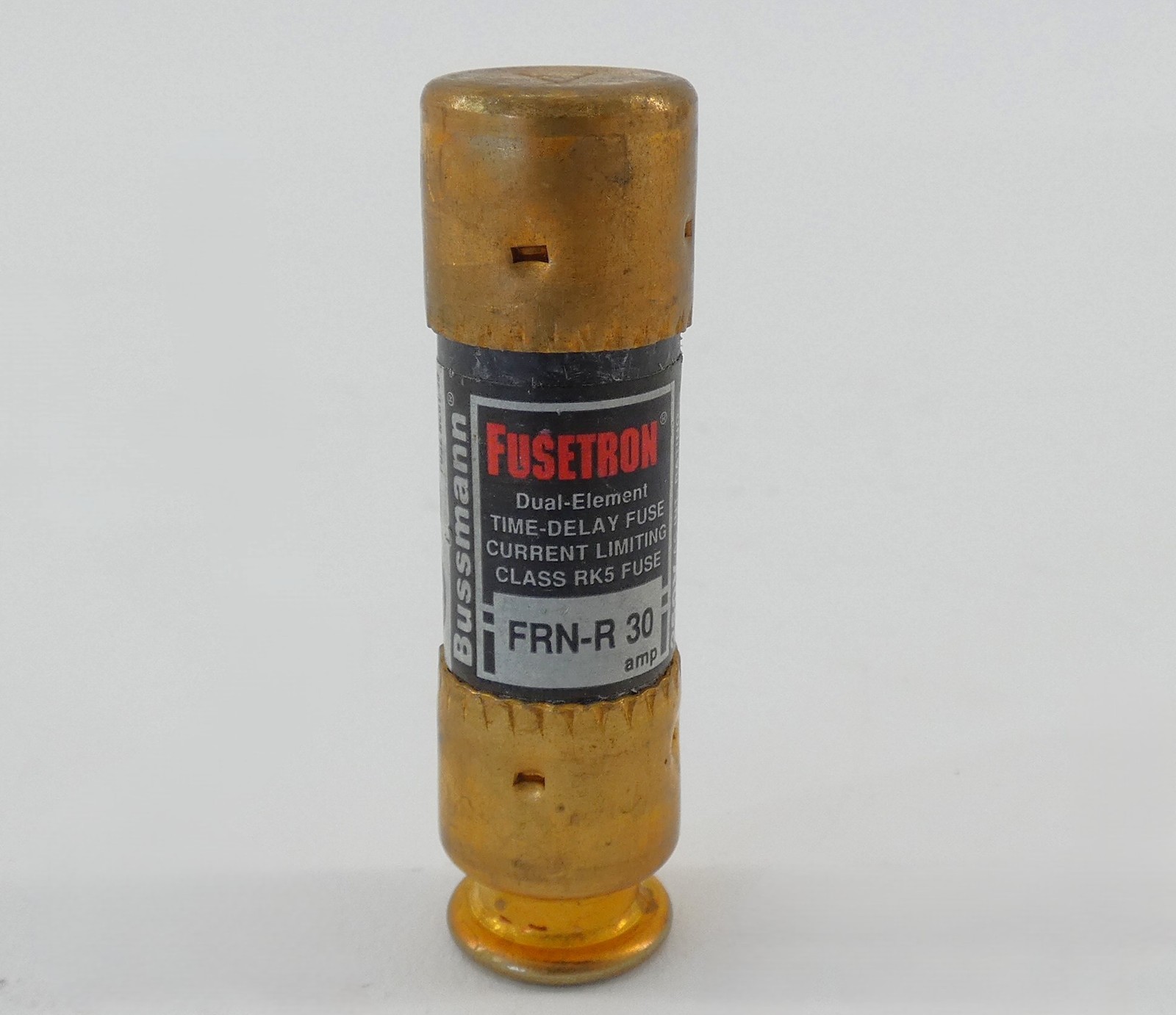 *Lot of 8* Cooper Bussmann FRN-R-30 Fusetron Class RK5 Dual Element Time Dela…