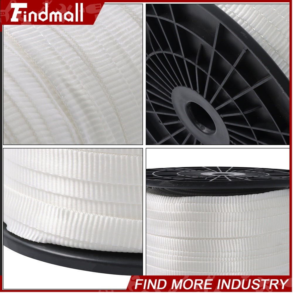 Findmall Polyester Pulling Tape Mule Tape 3/4″ x 1053′ 2500 lbf Tensile Capacity