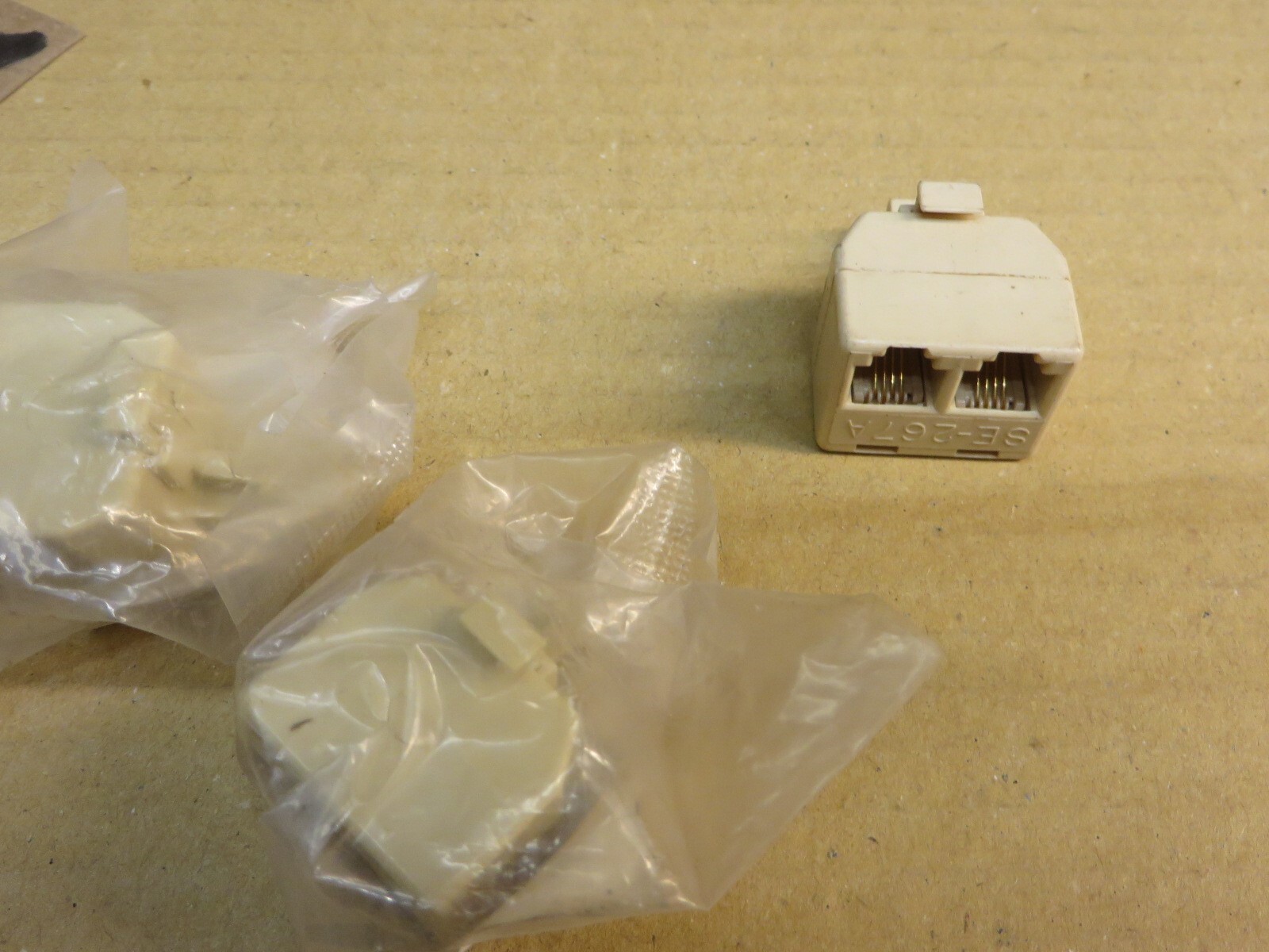PHONE MODULAR LINE SPLITTER 3pieces UNUSED perfect vision # PVDA20