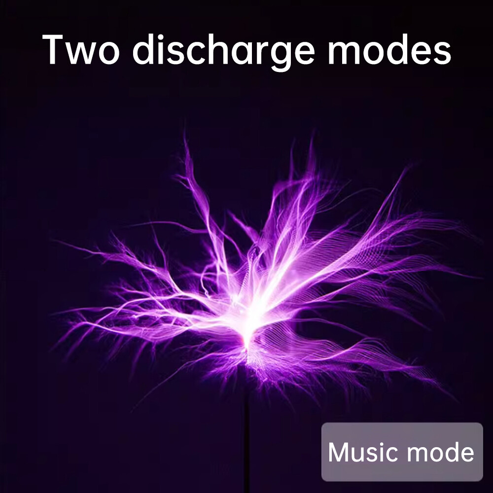 110-220V Bluetooth Music Tesla Coil Arc Generator Artificial Lightning Touchable