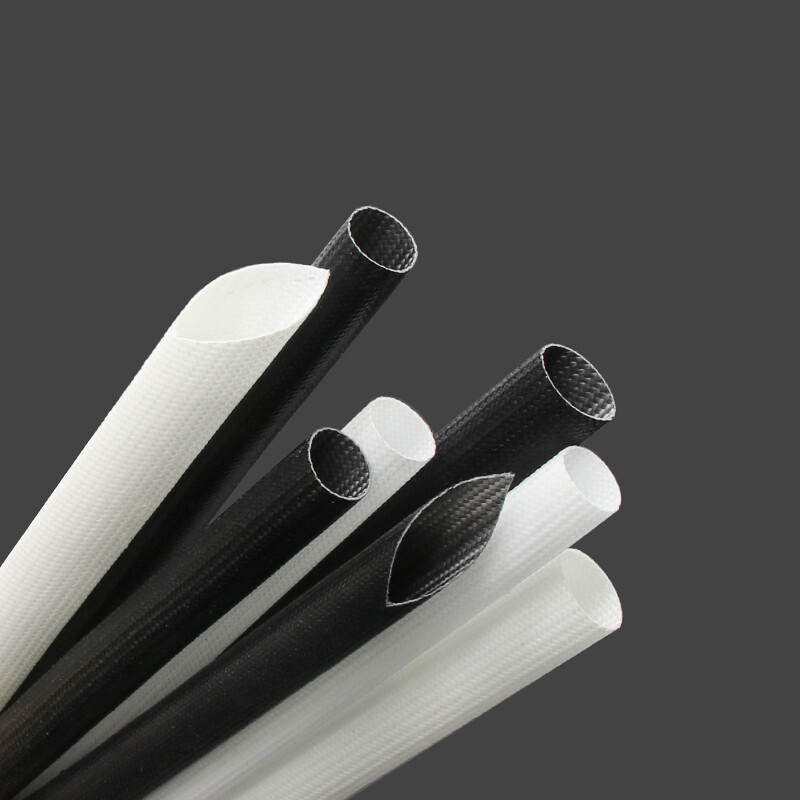 Silicone Fiberglass Sleeving Braided Wires Cable Protective Tubing Insulation