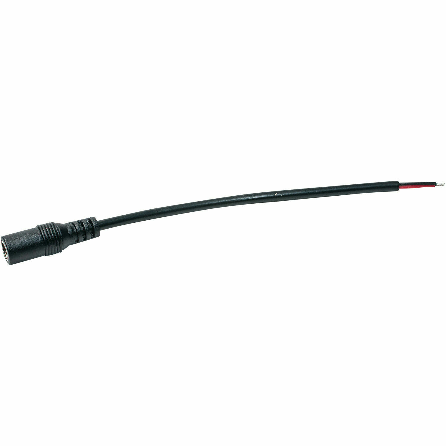(5-Pack) DC Power Pigtail Female Barrel Jack 6-inch Wire Cable 5.5mm x 2.1mm 5X