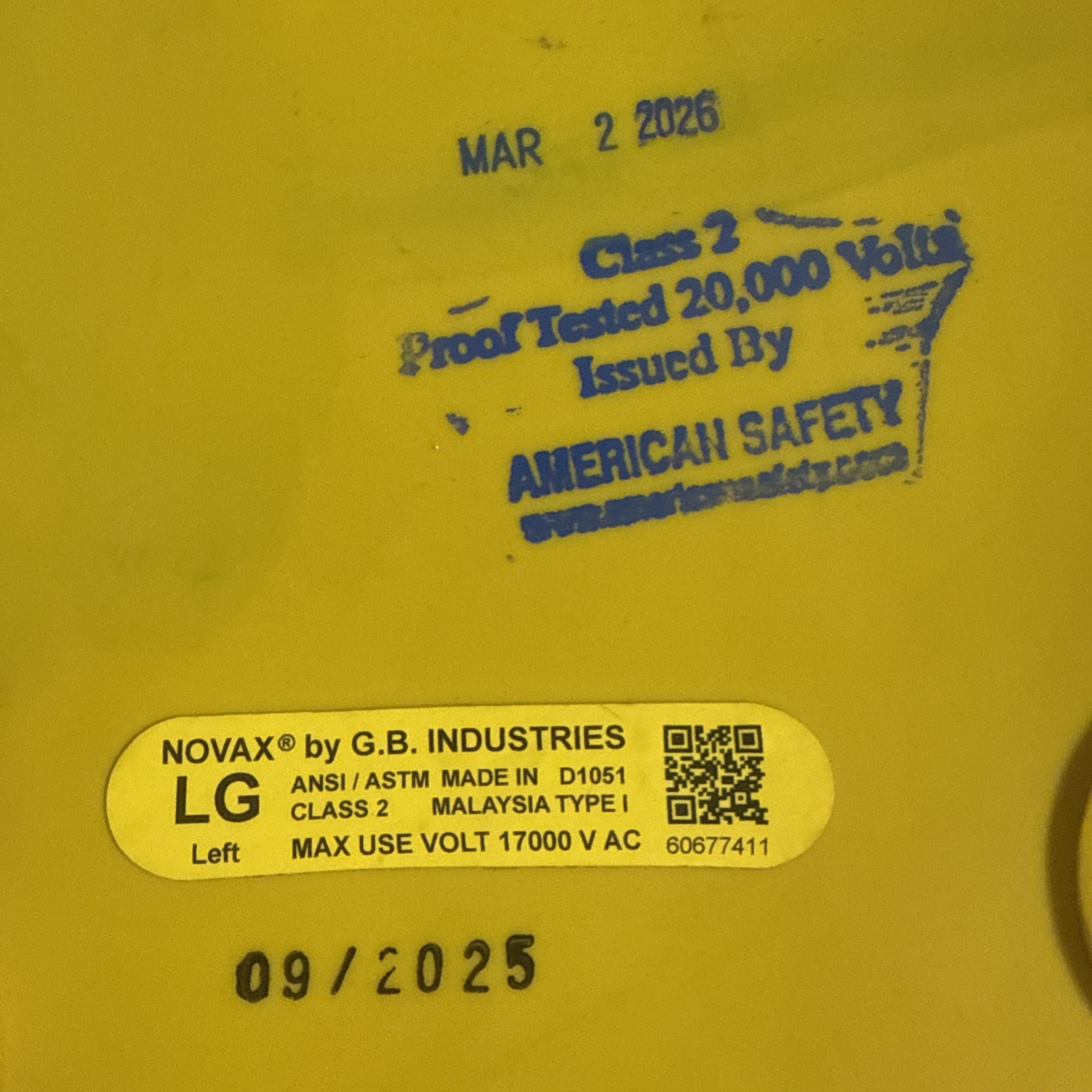 NOVAX SLEEVES LG CLASS 2 D1051 MAX 17,000V- PAIR