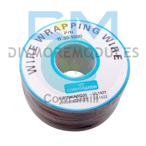 30AWG Test Wrapping Cable Wire 280M B-30-1000 8-Wire Colored Insulation