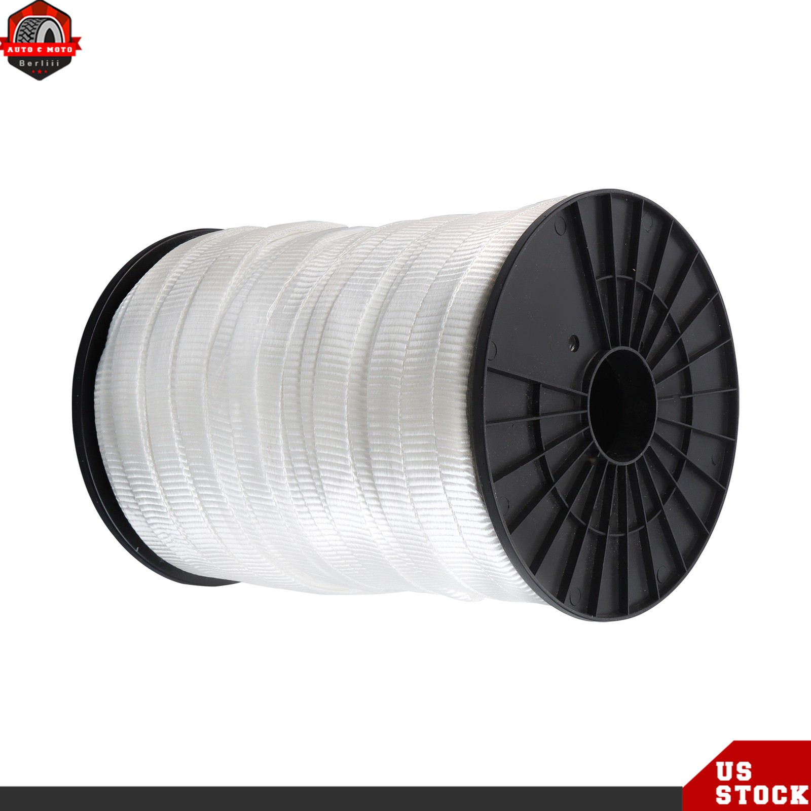 3/4″ x 600′ Printed Polyester Pull Tape 2500# Tensile Flat Rope Mule Webbing