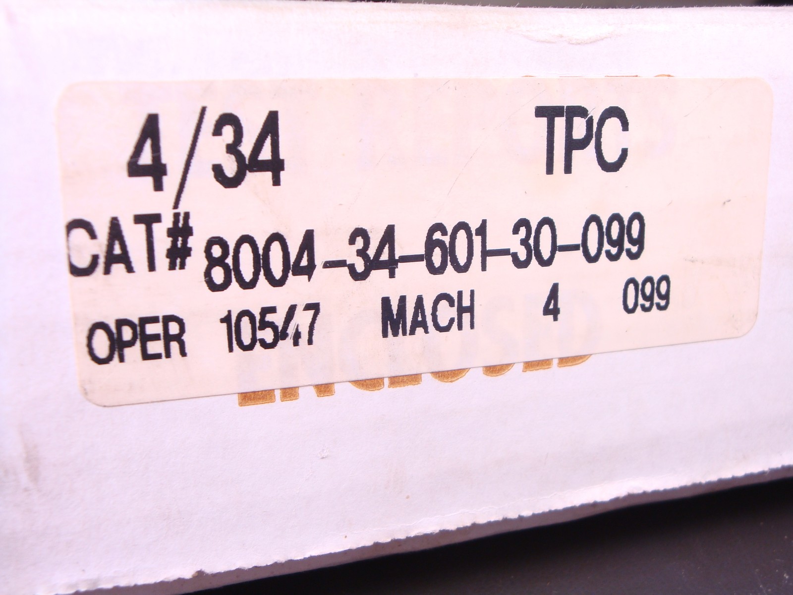 8004-34-601-30-099 Phelps Dodge TPC Tin Plated Copper 34awg x 4 4/34 1lb Bobbin