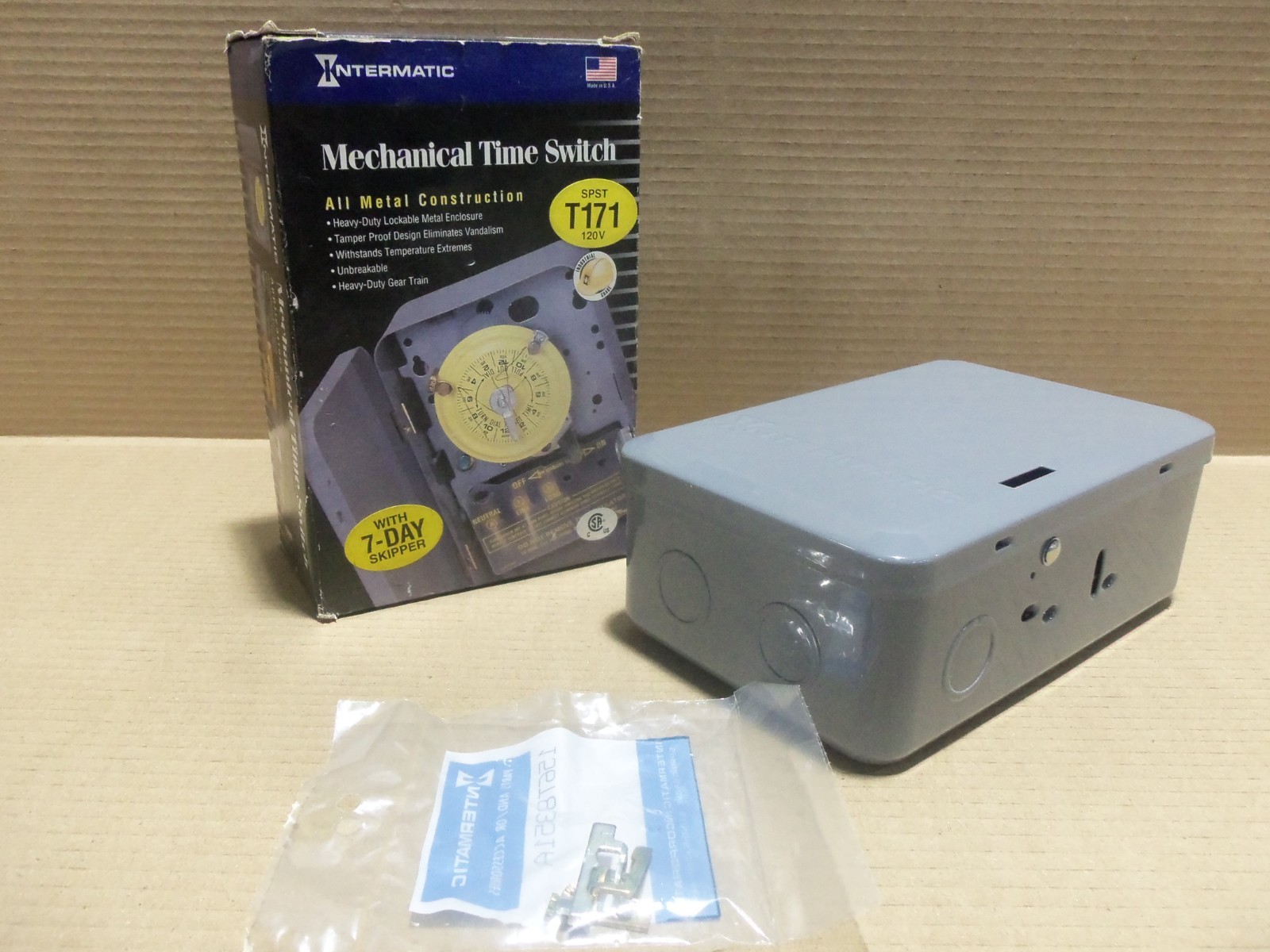 Intermatic T171 Mechanical Time Switch 120V SPST AK
