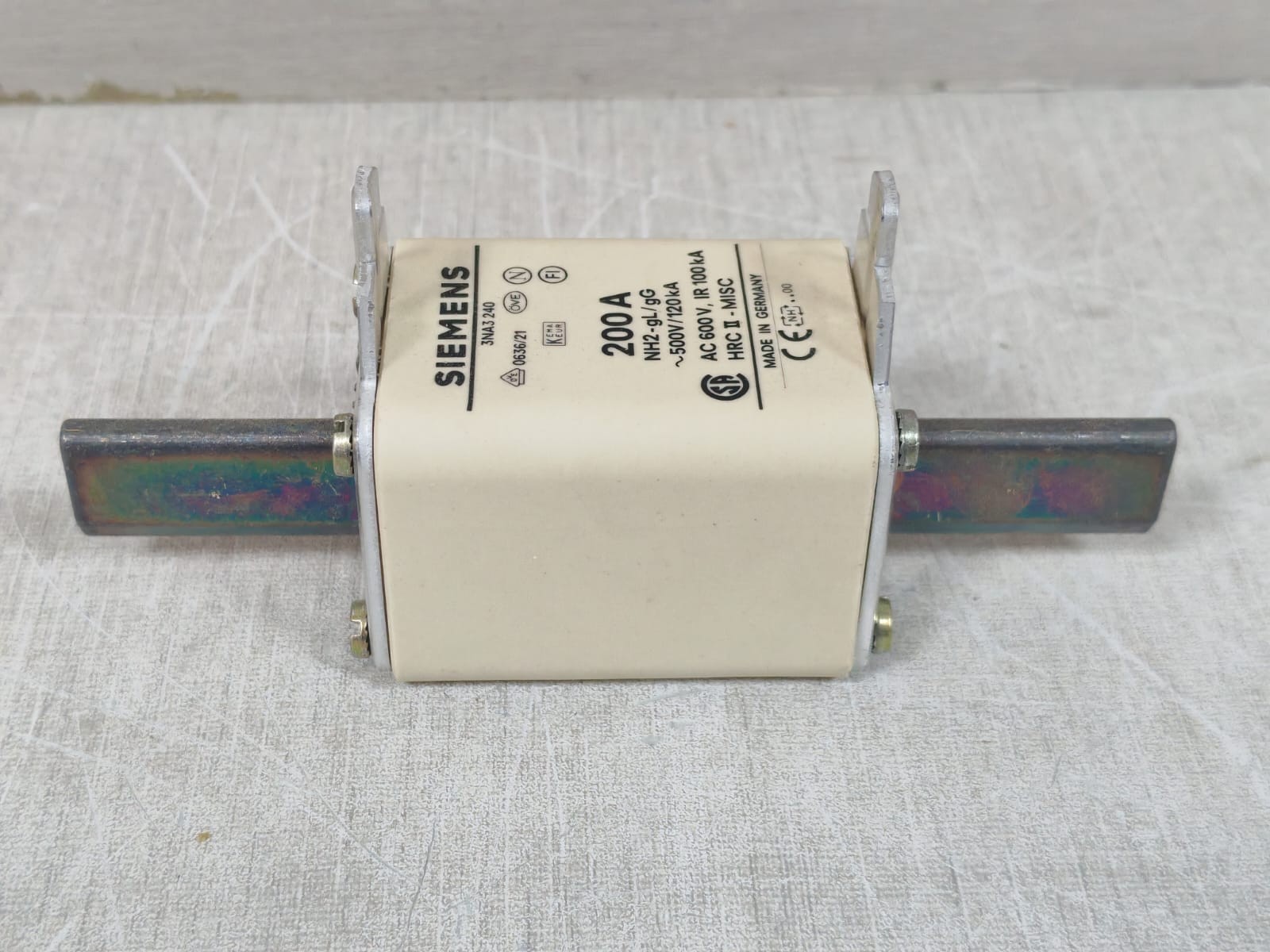 LOT 3PCS SIEMENS 3NA3240 LV-HRC-FUSE LINKS 200A