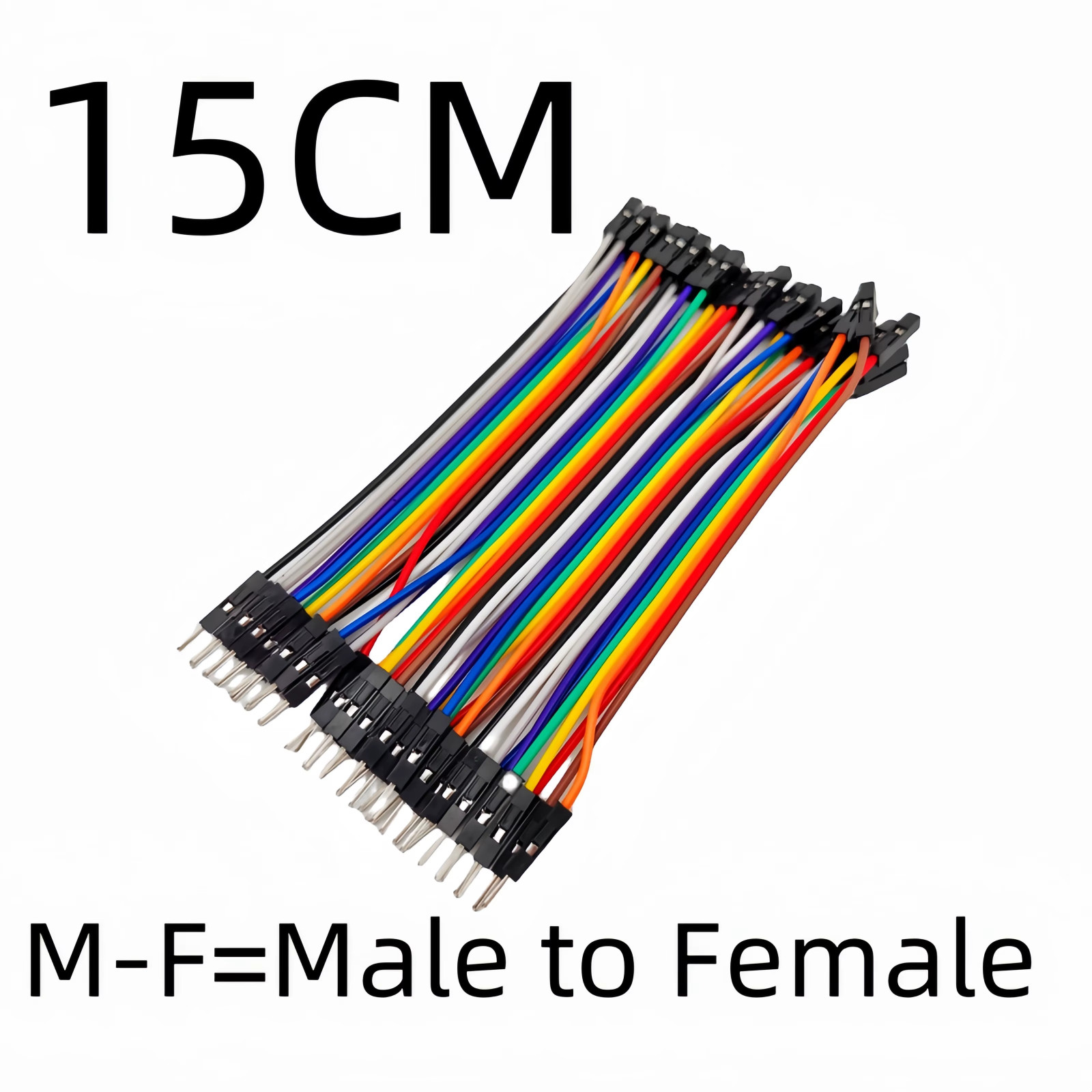 (1X/3X)40 PCS10/15/20CM MM, MF, FF Dupont Wire Jumper Cable Arduino Breadboard