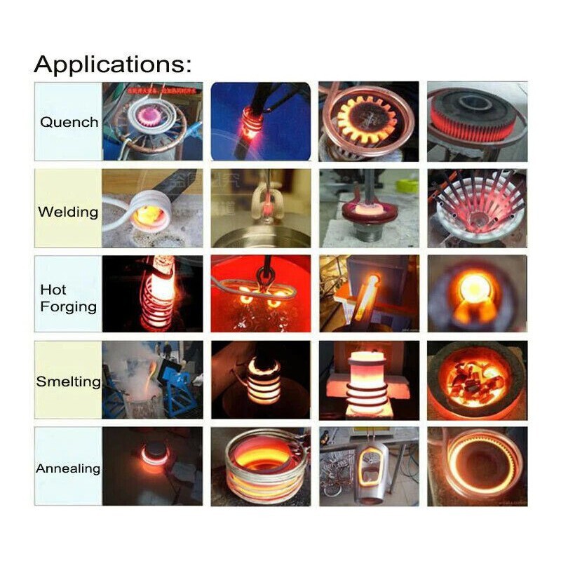 15KW High frequency induction heating furnace machine for metal melting forging