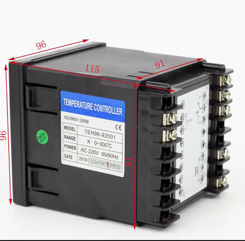 One New TEH96-92001 Oven Universal Temperature Controller 0-300℃ 220V