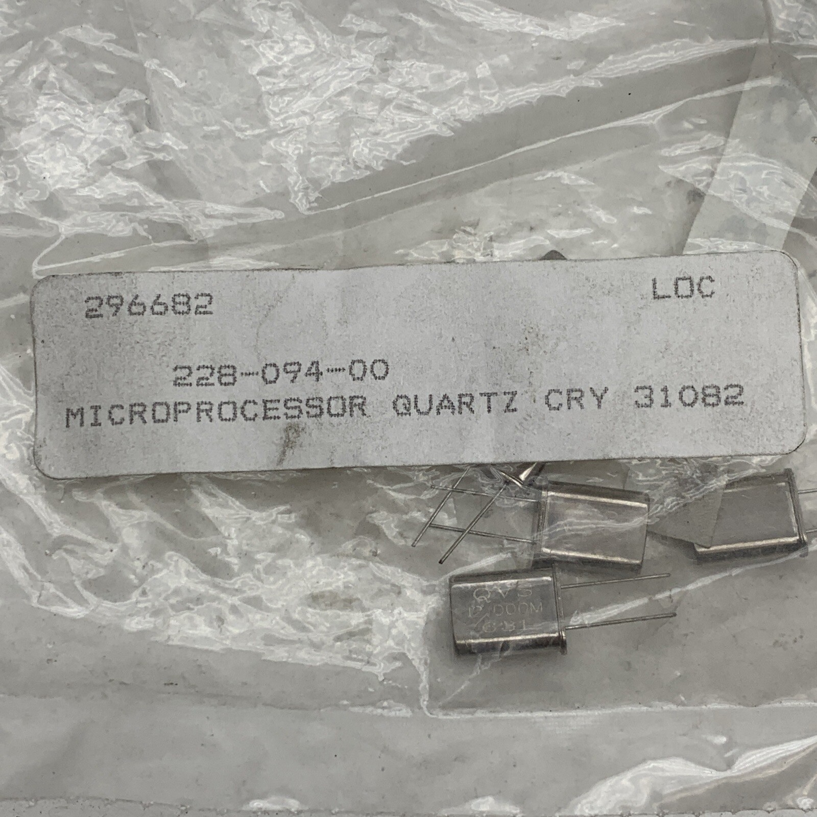 (10-Pack) QVS 12MHz Microprocessor Quartz Crystal 12.000 MHz