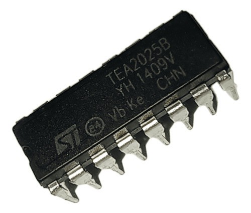 10PCS TEA2025B New ST Integrated Circuit Audio Amplifier TEA2025 Dip-16