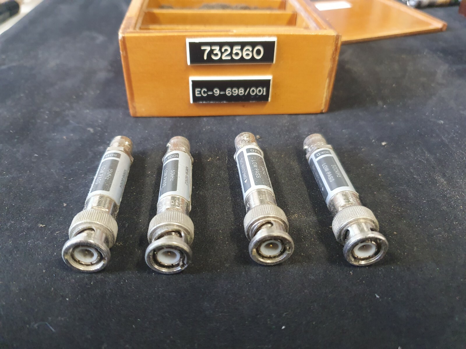 HP Low Pass Filter Set 5 KHz, 50 KHz, 500 KHz, 15 MHz