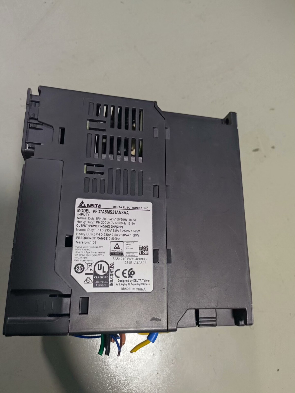 one Delta MS300 VFD7A5MS21ANSAA 220V Welcome counteroffer