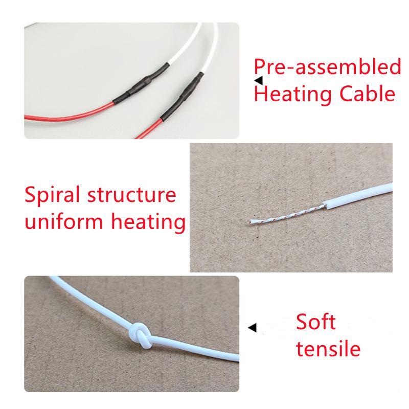 12V Pre-assembled Heating Cable Low Voltage Wire For DIY Steering Wheel Heating