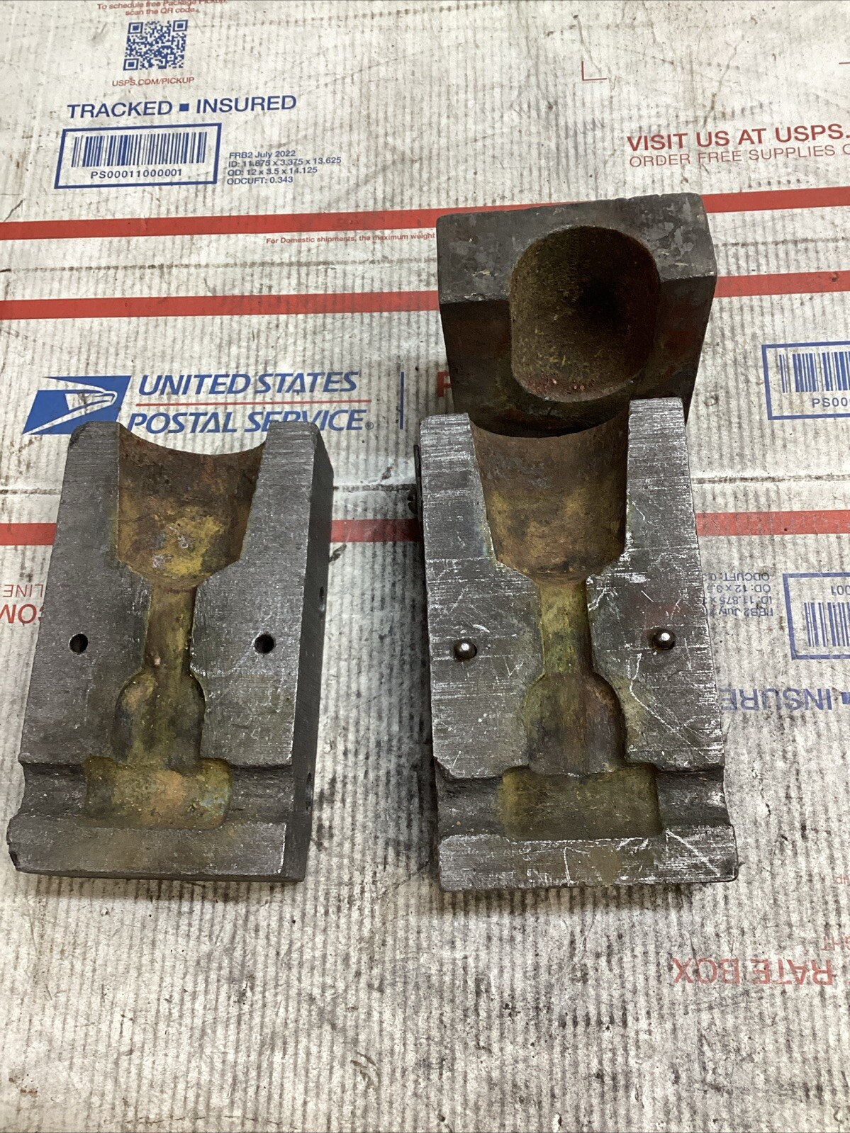 ERICO CADWELD SSC-2Q SS MOLD 4/0 CONC RUN & TAP #90 CART ED4U 3295