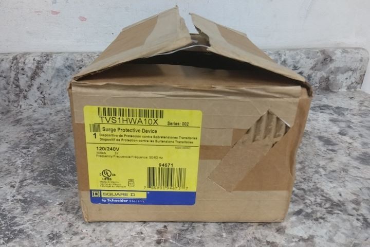Square D TVS1HWA10X 120/240VAC Single Phase Surge Protection Device