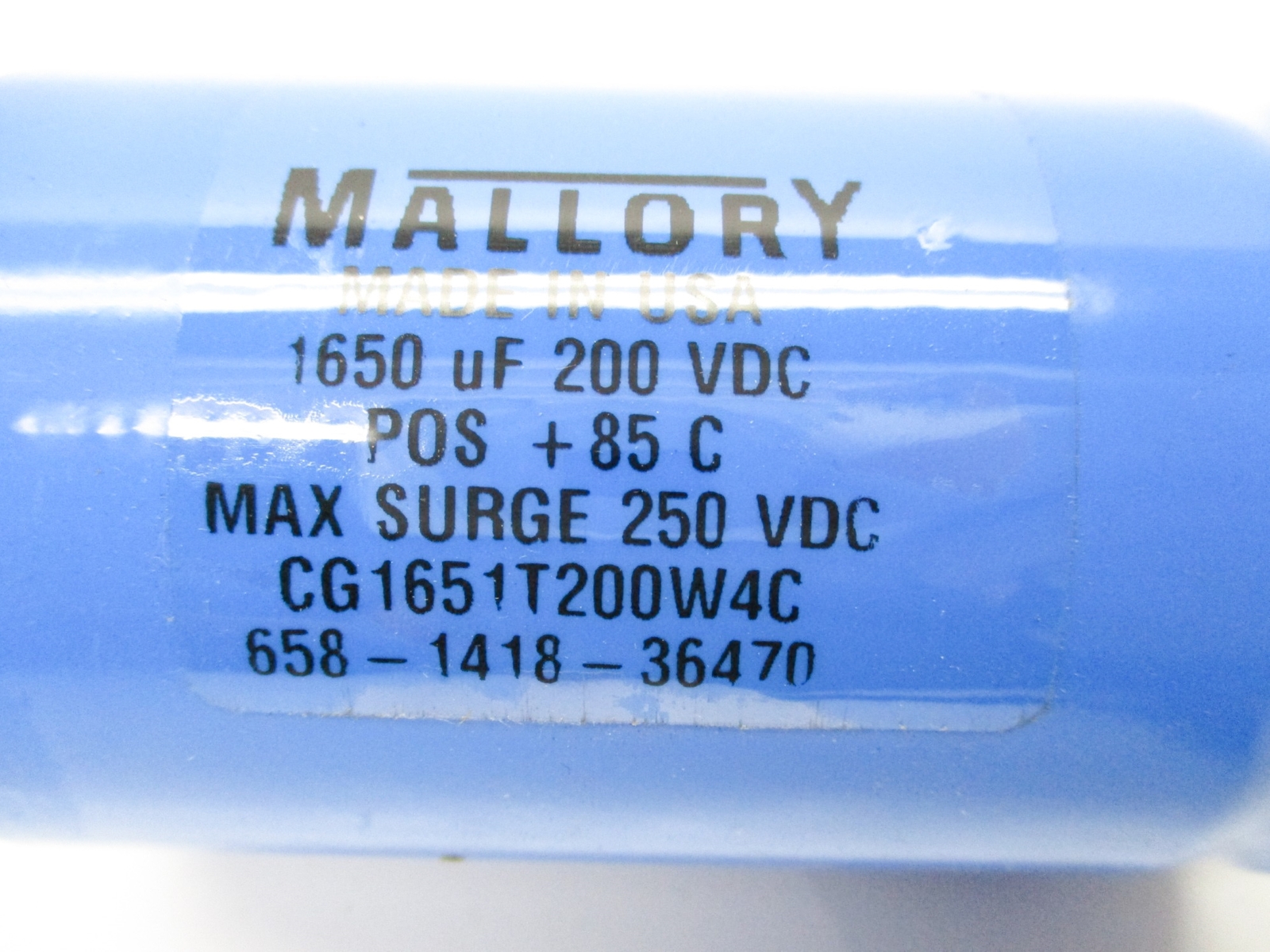 MALLORY CG1651T200W4C NSNP