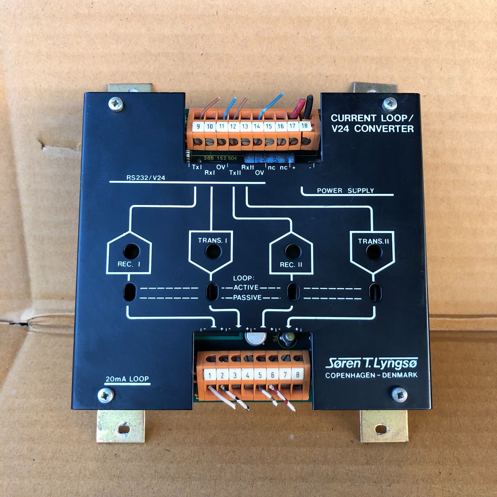 SOREN T.LYNGSO 38515101 CURRENT LOOP V24 CONVERTER