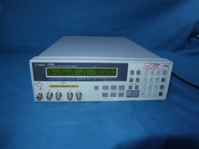 Calibrated w/ FREE SHIP! Agilent 4349B 4-Channel High Resistance Meter