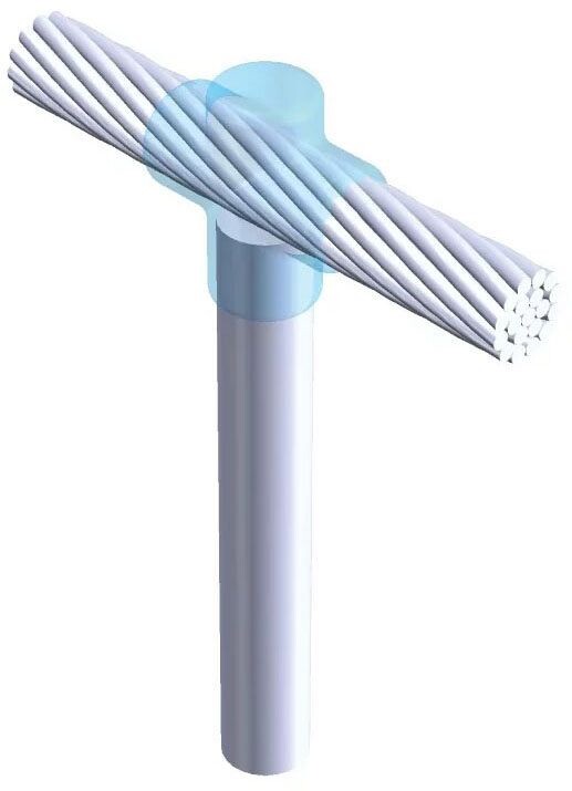 Erico GTC183Q, 3/4″ Rod, 500 KCMIL, Cable to Top of Ground Rod Mold, 1 pc