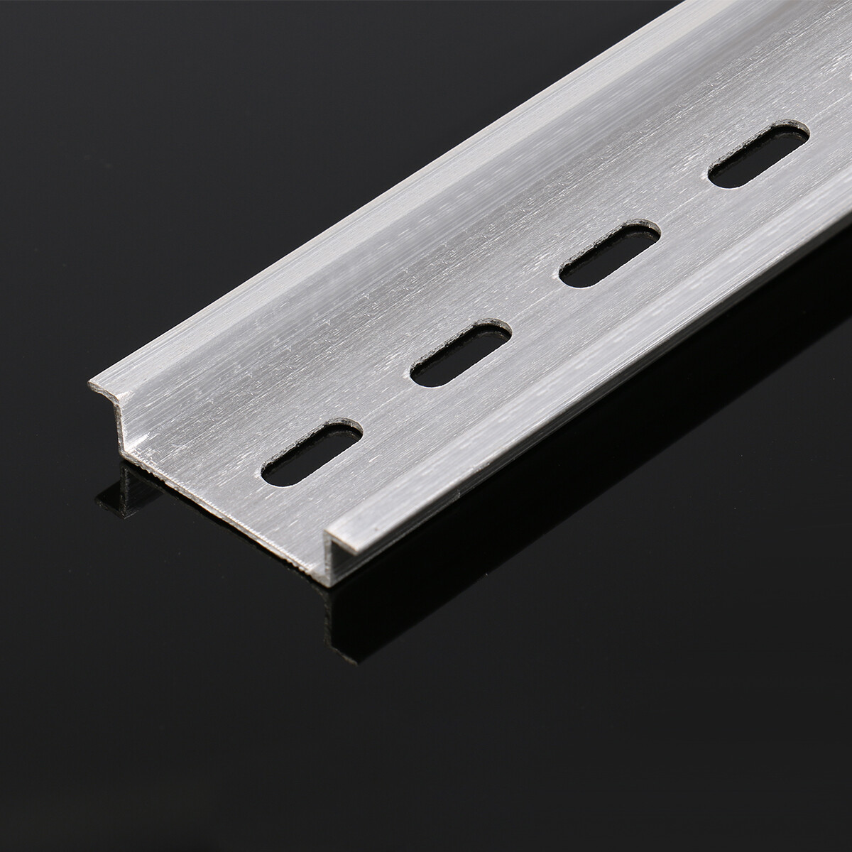 GEYA 35mm Width Din Rail Aluminum Alloy Slotted Rail 10cm 15cm 20cm 30cm Length