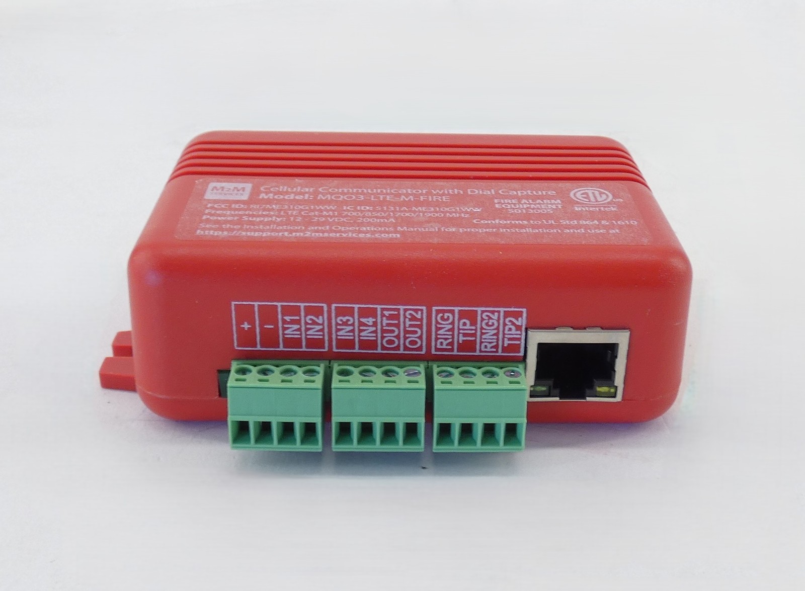 M2M MQ03-LTE-M-FIRE-AV-V2 Fire Alarm Cellular Communicator Dial Capture – NEW…