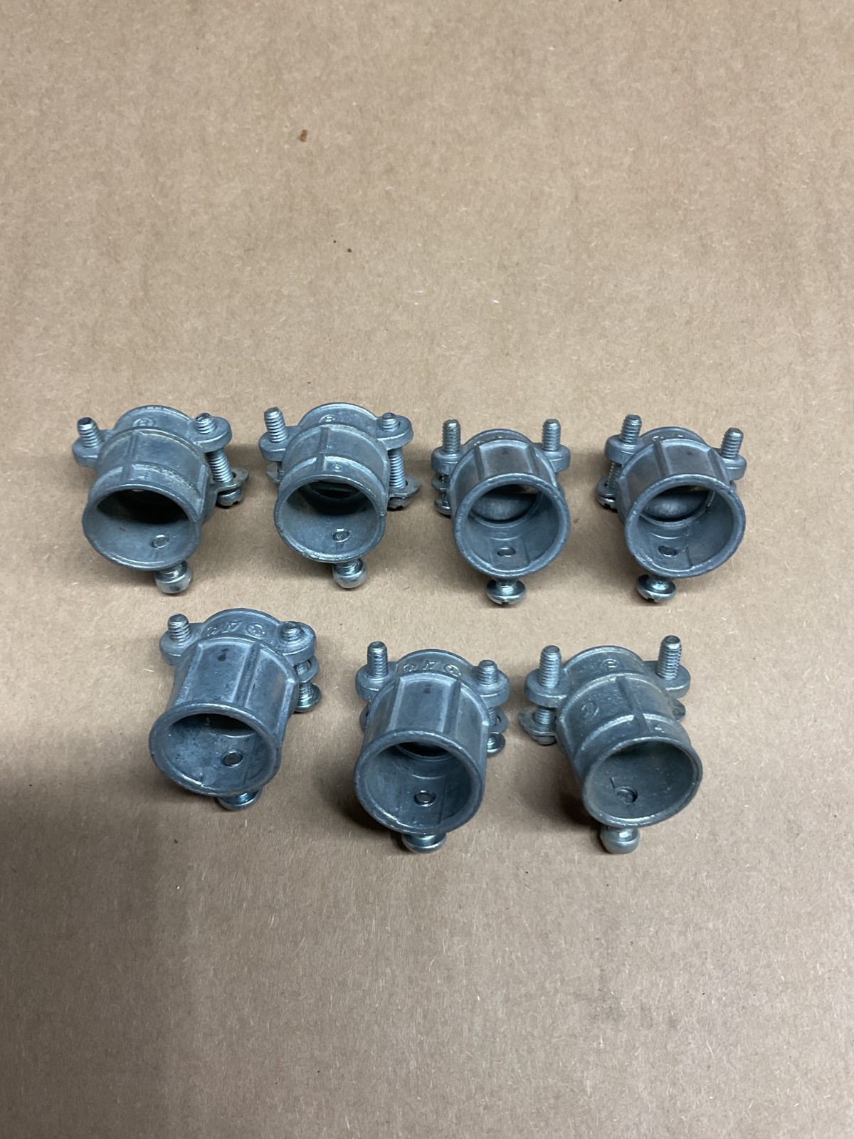 Unbranded 3/4″, Die-Cast Zinc, Flexible Conduit Coupling, *Lot of 7* #4013X110