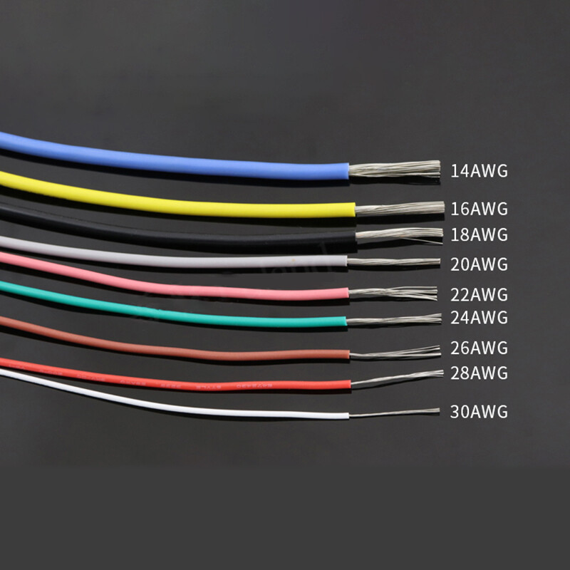 Flexible Silicone Wire Cable 30/28/26/24/22/20/18/16/14 AWG Various Colours
