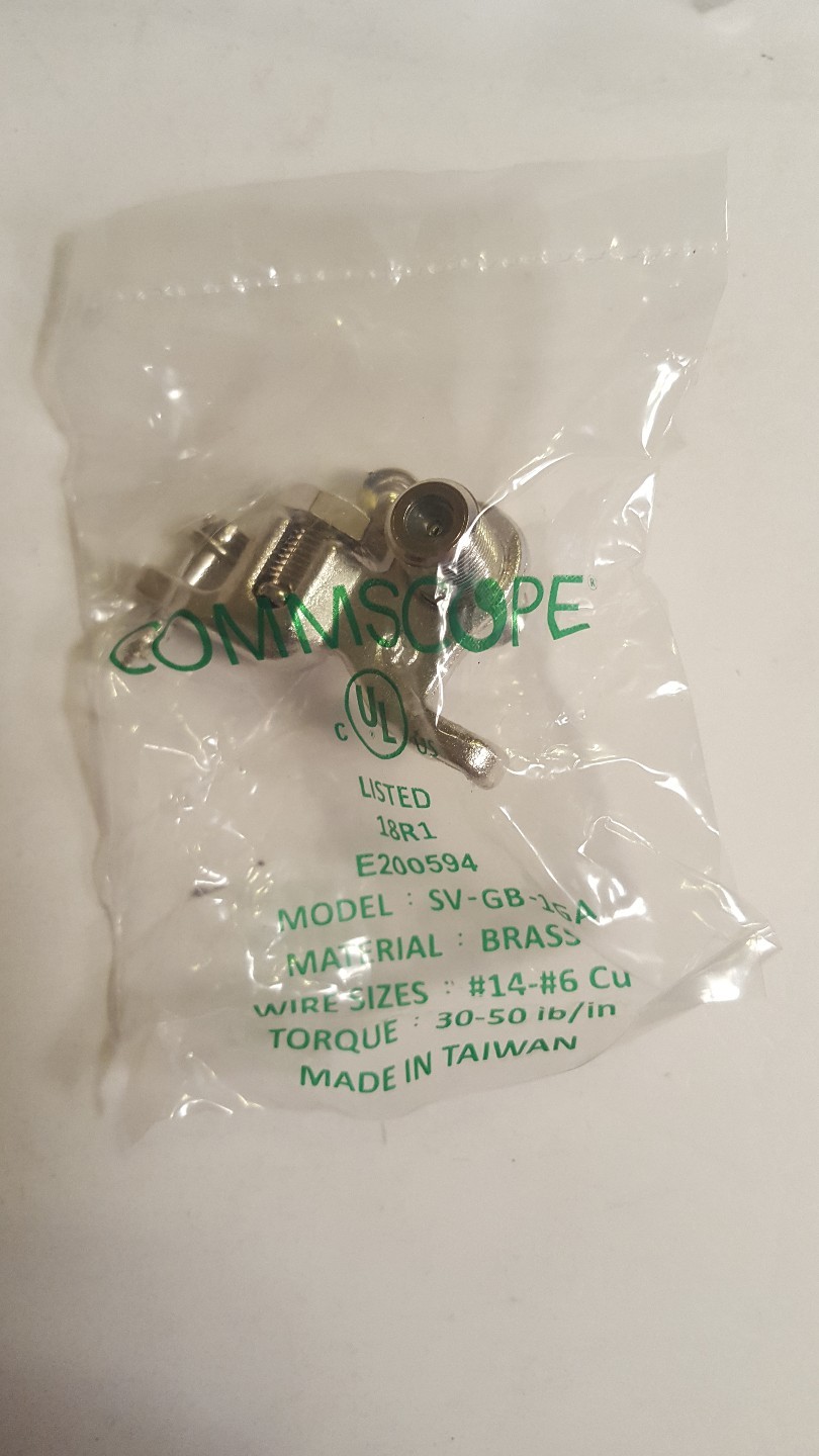 Commscope Ground Block Brass 1 GHz SVGB1GA PACK OF 50