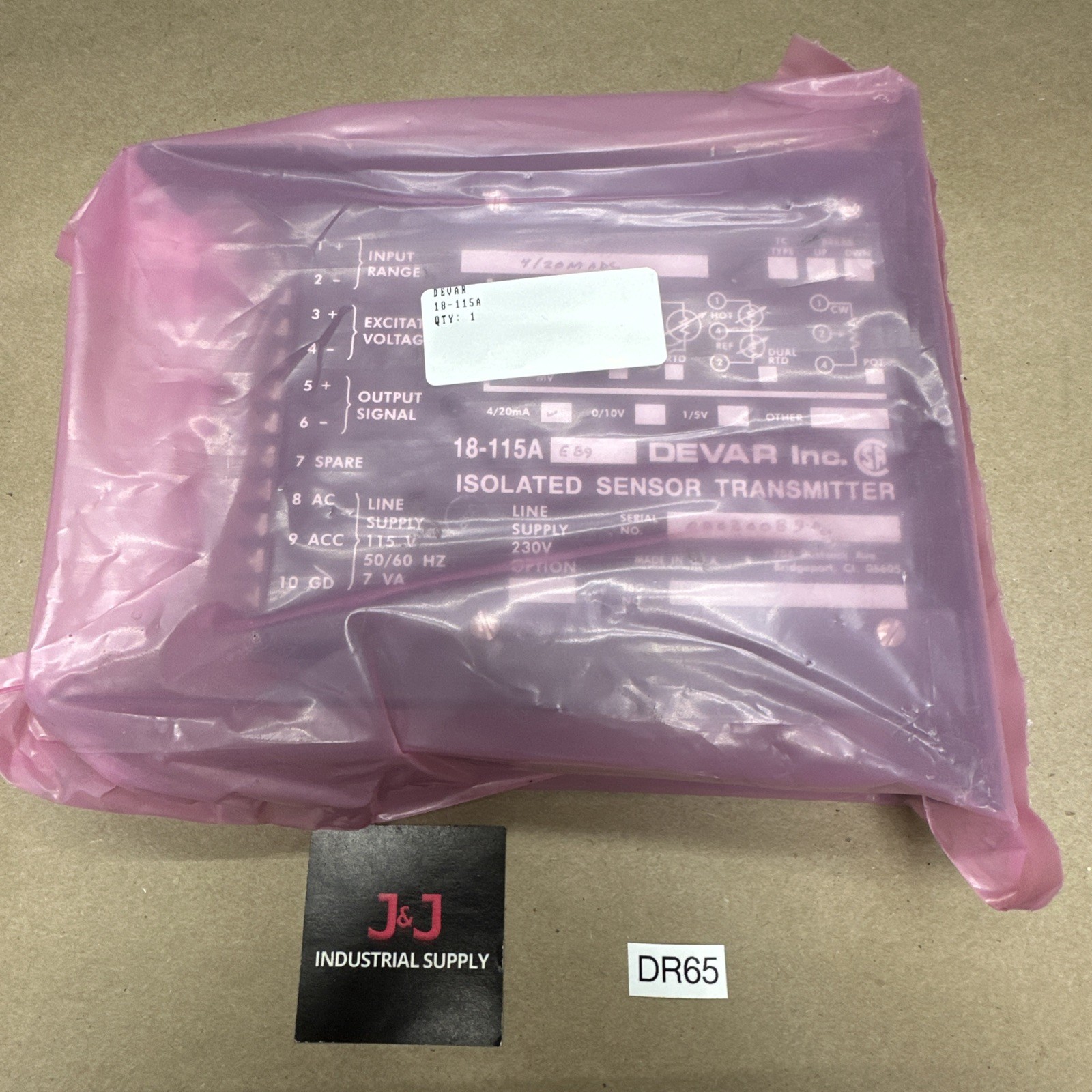 NEW SEALED- DEVAR 18-115A E89 Isolated Signal Conditioner || FAST SHIPPED 🇺🇸
