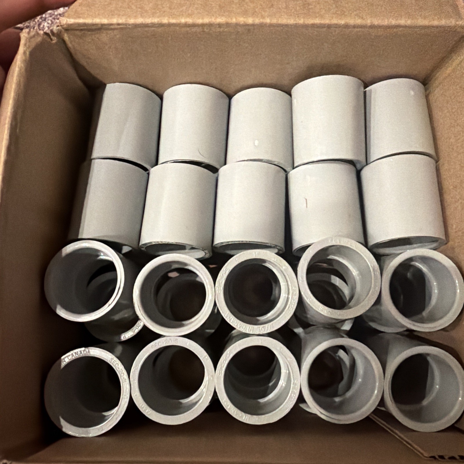 1″ PVC Standard Coupling for Sch 40 Rigid NM Conduit UL Listed 40pc lot fast sh